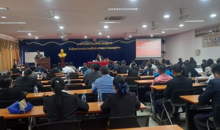 ປະກາດຕໍາແໜ່ງບໍລິຫານປະເພດ 4 ຂັ້ນຮອງຫົວໜ້າພາກວິຊາ, ແລະ ທາບທາມເອົາຄະນະບໍລິຫານງານພັກຮາກຖານ ຄນລ ຮອບ1